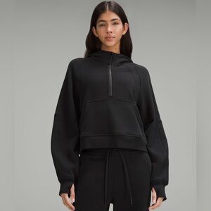 Lululemon Black Scuba Oversized 1/2 Zip Hoodie